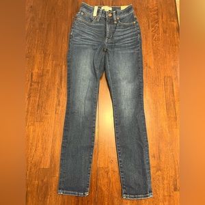 NWT Madewell Curvy high rise skinny jeans
